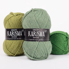 Stickgarn Drops Karisma Uni Colour 47 Forest Green Stickgarn - 3