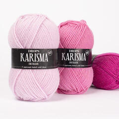 Stickgarn Drops Karisma Uni Colour 81 Old Rose Stickgarn - 1