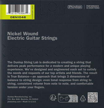 E-guitar strings Dunlop DEN1046 E-guitar strings - 2