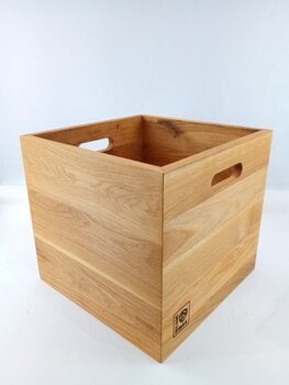 Vinyl Record Box Music Box Designs 12" Vinyl Record Storage Vinyl Record Box Oiled Oak (Damaged) - 3