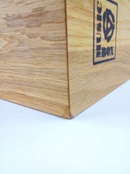 Vinyl Record Box Music Box Designs 12" Vinyl Record Storage Vinyl Record Box Oiled Oak (Damaged) - 4