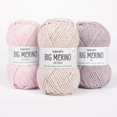 Knitting Yarn Drops Big Merino Mix 02 Grey Knitting Yarn - 1
