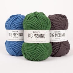 Knitting Yarn Drops Big Merino Mix 02 Grey Knitting Yarn - 2