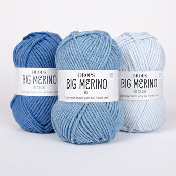 Knitting Yarn Drops Big Merino Uni Colour 13 Olive Knitting Yarn - 4