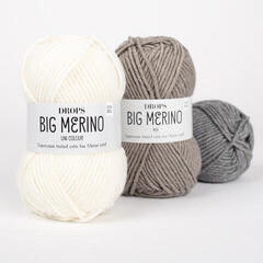 Breigaren Drops Big Merino Uni Colour 23 Ice Blue Breigaren - 5