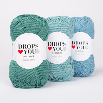 Knitting Yarn Drops Loves You 9 Uni Colour 101 White Knitting Yarn - 5