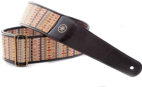 Textile guitar strap Yamaha ARTISAN Brown Textile guitar strap Brown - 2