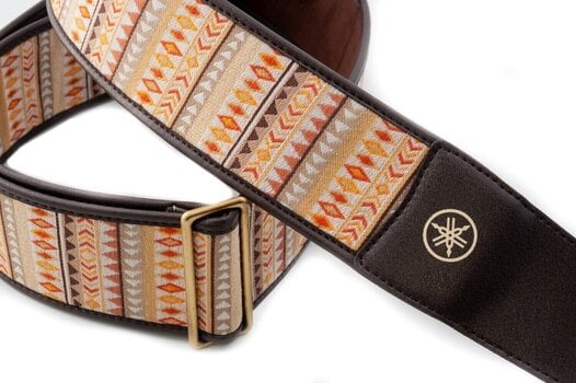 Textile guitar strap Yamaha ARTISAN Brown Textile guitar strap Brown - 3