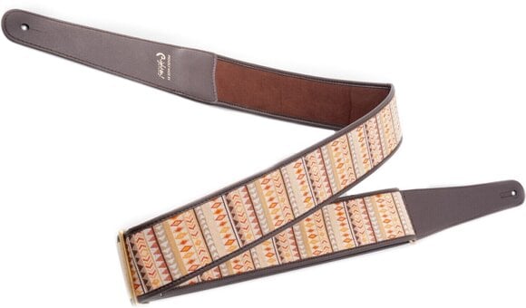 Textile guitar strap Yamaha ARTISAN Brown Textile guitar strap Brown - 4