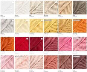 Strickgarn Drops Muskat Uni Colour 05 Powder Pink Strickgarn - 6
