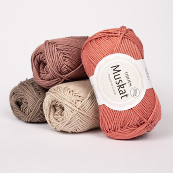 Strickgarn Drops Muskat Uni Colour 06 Desert Rose Strickgarn - 5