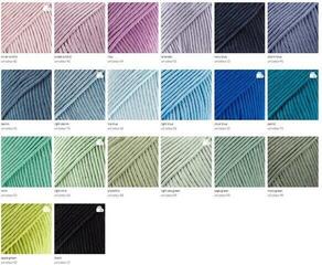 Strickgarn Drops Muskat Uni Colour 03 Mint Strickgarn - 7
