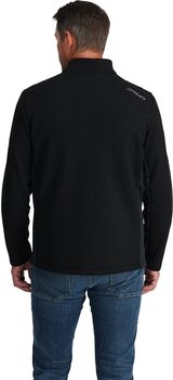 Ski T-shirt /hættetrøje Spyder Mens Bandit 1/2 Zip Black S Jumper - 3