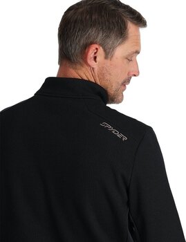 T-shirt de ski / Capuche Spyder Mens Bandit 1/2 Zip Black S Pull - 4