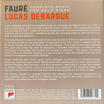 Music CD Lucas Debargue - Fauré: Complete Music For Solo Piano (4 CD) - 2