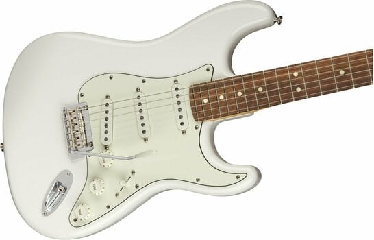Elektrische gitaar Fender Player Series Stratocaster PF Polar White - 4