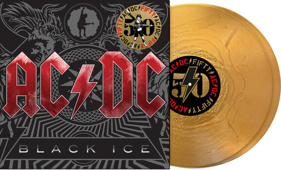 Disco in vinile AC/DC - Black Ice (Gold Coloured) (180 g) (Anniversary Edition) (2 LP) - 2