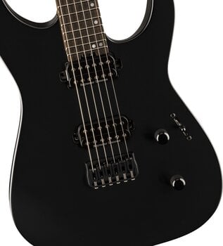 Electric guitar Jackson American Series Virtuoso HT EB Black Satin Electric guitar - 4