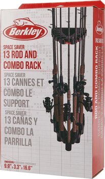 Other Fishing Tackle and Tool Berkley Space Saver 13 Rod or Combo Rack - 10