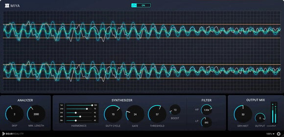 Logiciel de studio Plugins d'effets Dear Reality MIYA (Produit numérique) - 2