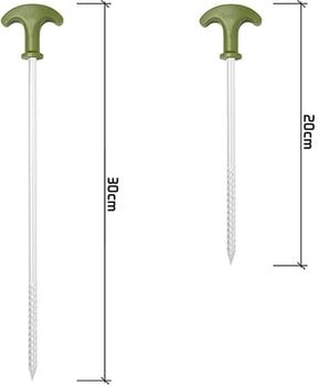 Accesorios vivac Delphin Set of Tent Stakes FIXT C2G 20cm  Accesorios vivac - 5