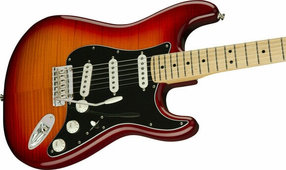 Guitarra elétrica Fender Player Series Stratocaster PLS TOP MN Aged Cherry Burst - 3