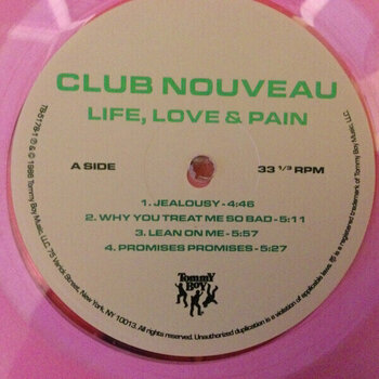 Vinyl Record Club Nouveau - Life, Love & Pain (Pink Coloured) (Reissue) (Remastered) (LP) - 2