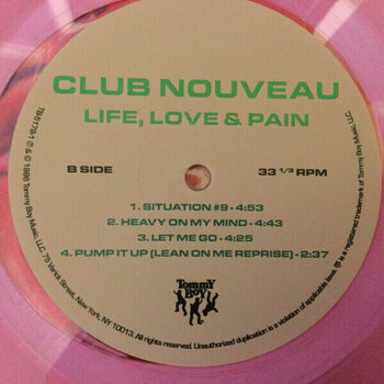 LP deska Club Nouveau - Life, Love & Pain (Pink Coloured) (Reissue) (Remastered) (LP) - 3