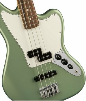 4-string Bassguitar Fender Player Series Jaguar BASS PF Sage Green Metallic - 5