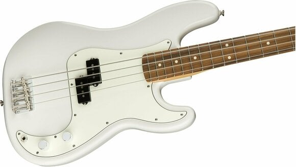 Elektrische basgitaar Fender Player Series P Bass PF Polar White - 3
