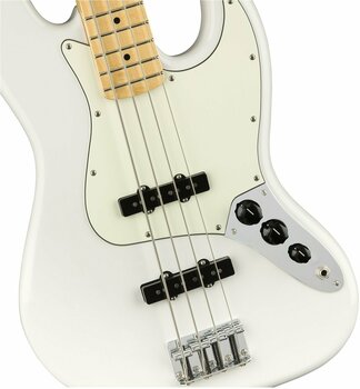 Elektrische basgitaar Fender Player Series Jazz Bass MN Polar White - 5