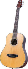 Dreadnought Guitar Carry-On Mini Acoustic Guitar Natural Dreadnought Guitar - 2