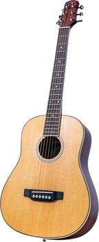 Dreadnought Guitar Carry-On Mini Acoustic Guitar Natural Dreadnought Guitar - 3