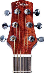 Dreadnought Guitar Carry-On Mini Acoustic Guitar Natural Dreadnought Guitar - 3