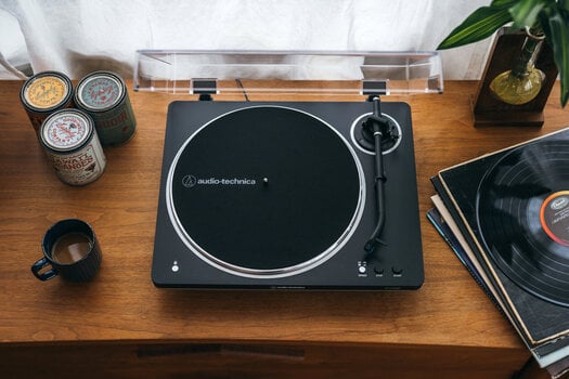 Abspielgerät Audio-Technica AT-LP70xBT Black Silver Abspielgerät - 8