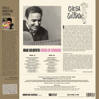 Disco in vinile Joao Gilberto - Chega De Saudade (180 g) (Limited Edition) (LP) - 2