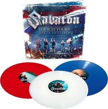 Disco in vinile Sabaton - The Tour To End All Tours - Live in Amsterdam (Solid Red/Solid White /Solid Blue Coloured) (3 LP) - 2