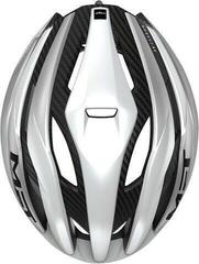 Cykelhjelm MET Trenta 3K Carbon Mips White Silver Metallic/Matt M (56-58 cm) Cykelhjelm - 3