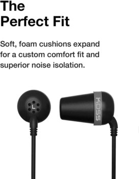 Wireless In-ear headphones KOSS Plug WIreless Black Wireless In-ear headphones - 5