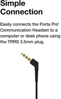 PC-kuulokkeet KOSS Porta Pro Comm Headset Musta PC-kuulokkeet - 4