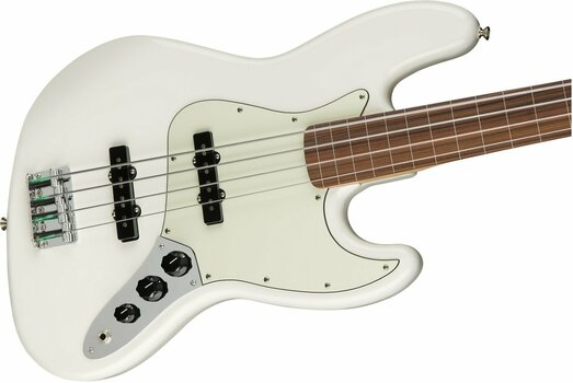 E-Bass Fender Player Series Jazz Bass FL PF Polar White - 5