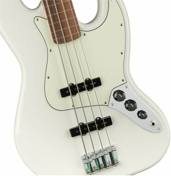 Elektrická baskytara Fender Player Series Jazz Bass FL PF Polar White - 6