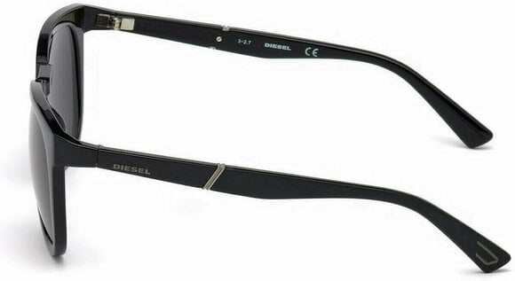Lifestyle brýle Diesel DL0263 01A 54 Shiny Black /Smoke - 2