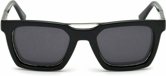 Lifestyle Glasses Diesel DL0250 01A 52 Shiny Black /Smoke - 2