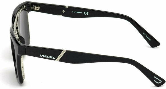Lifestyle okulary Diesel DL0250 01A 52 Shiny Black /Smoke - 3