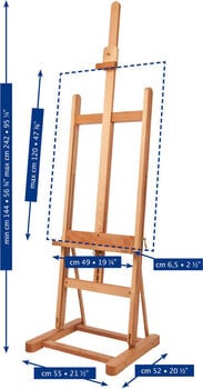 Cavalletto da pittura Mabef M/10 Cavalletto da pittura - 2