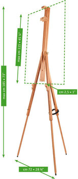 Painting Easel Mabef M/29.AL Painting Easel - 2