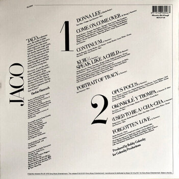 Disque vinyle Jaco Pastorius - Jaco Pastorius (180 g) (LP) - 4