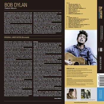 Vinyl Record Bob Dylan - Debut Album (Blue Coloured) (180 g) (LP) - 2