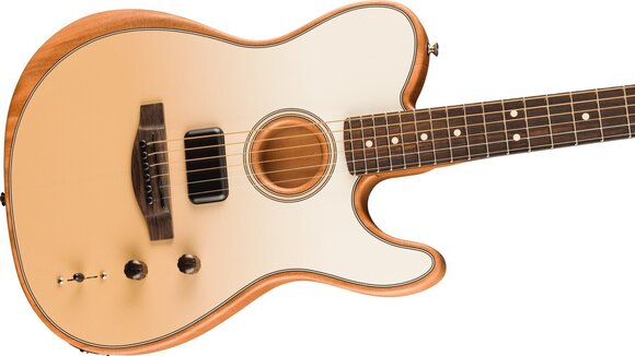 Elektroakusztikus gitár Fender FINNEAS Acoustasonic Player Telecaster RW Cappuccino Fade Elektroakusztikus gitár - 3